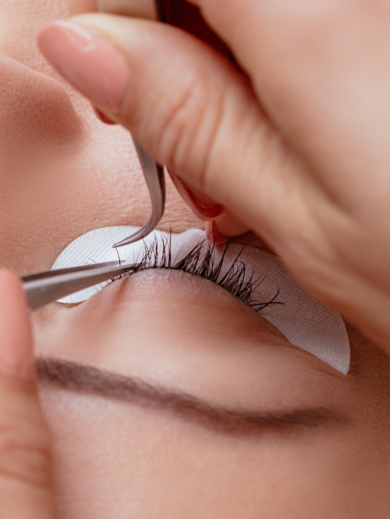 Pose de cils